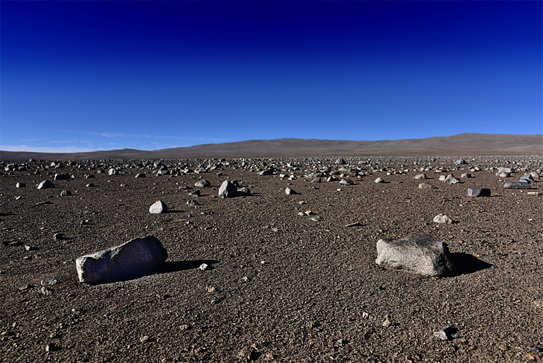 Le désert proche de l'observatoire Cerro Paranal