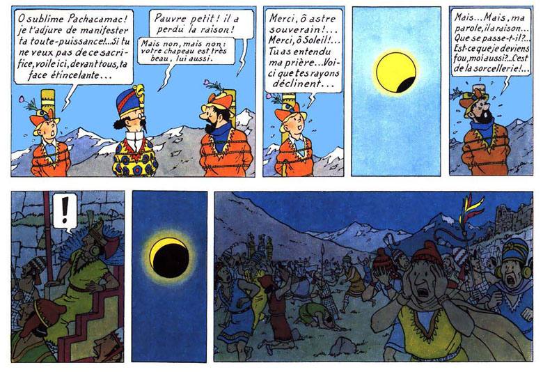 Tintin, ''Le temple du Soleil''