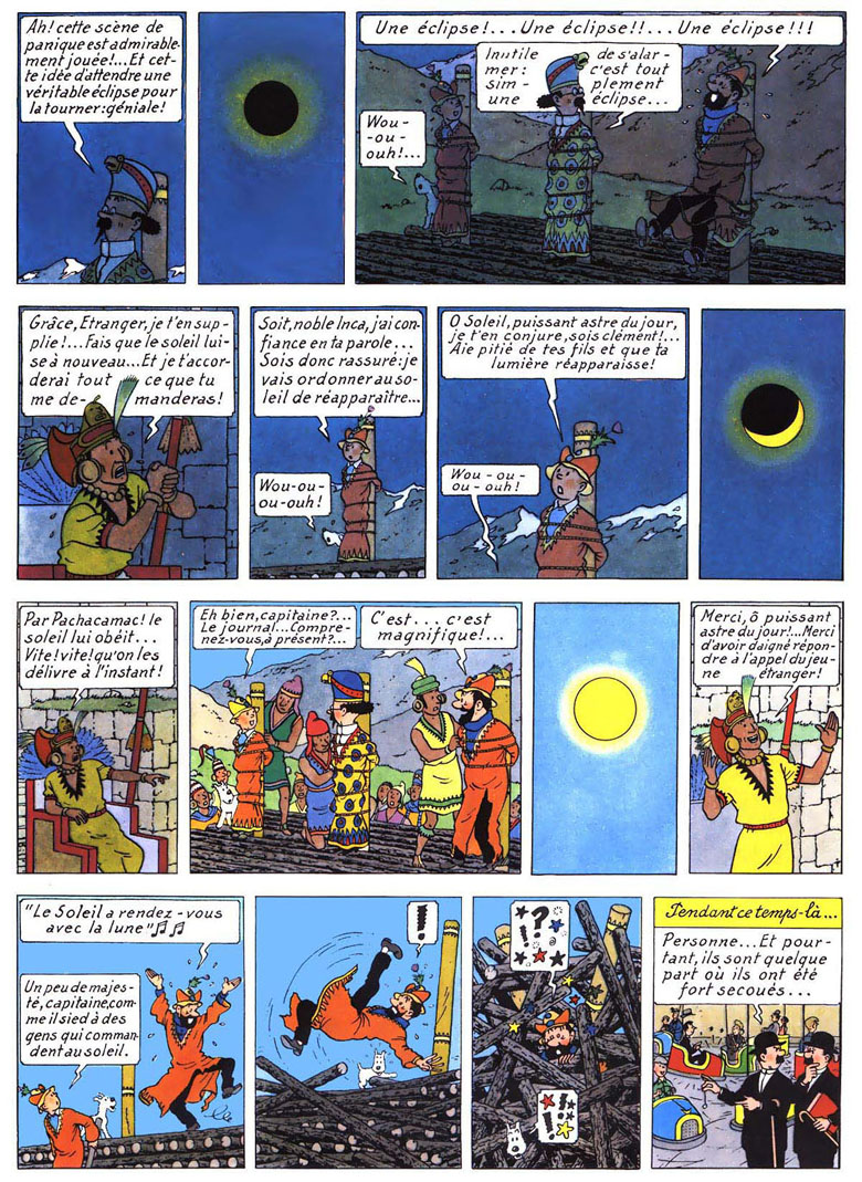 Tintin, ''Le temple du Soleil''