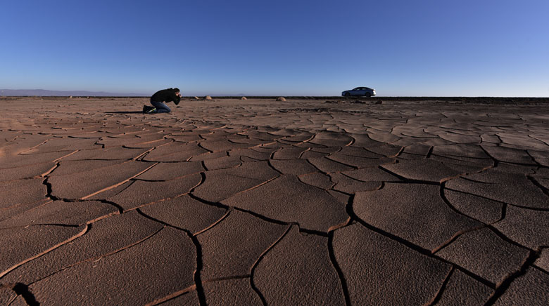 Près de ''l'oasis'' de Pica