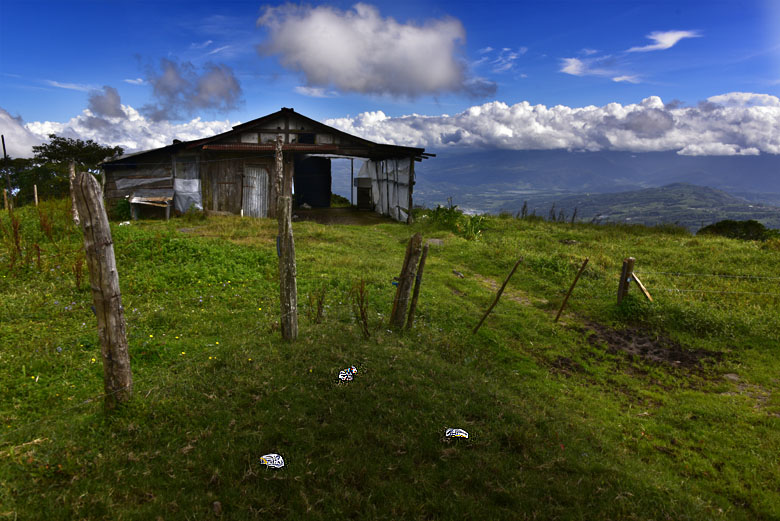 Sur les pentes du volcan Turrialba