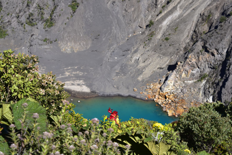 Cratère du volcan Irrazu, 3400m