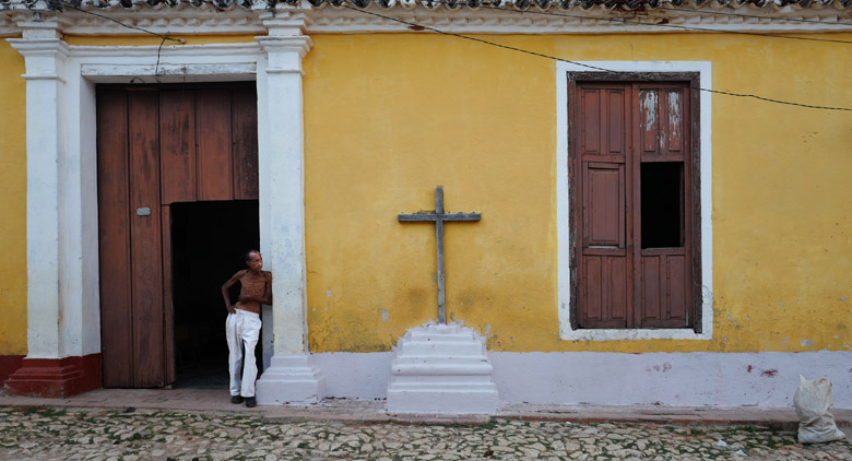 Dans une rue de Trinidad