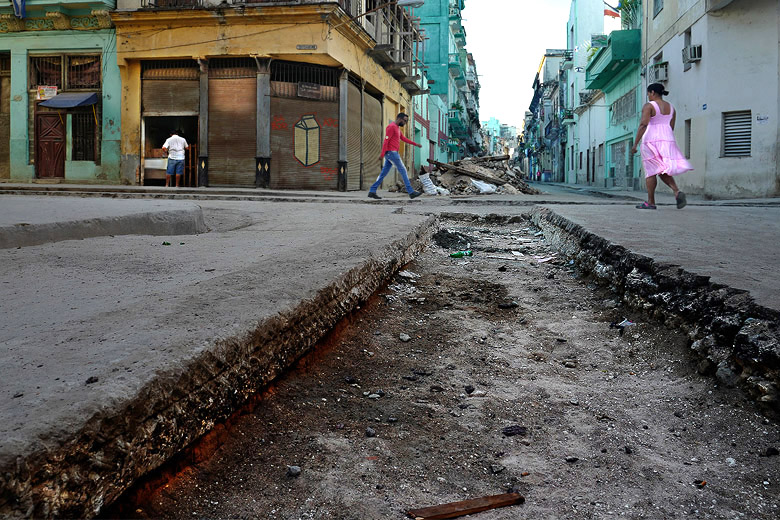 Petits travaux en pleine rue