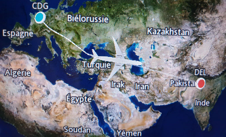 Vol CDG-DELHI