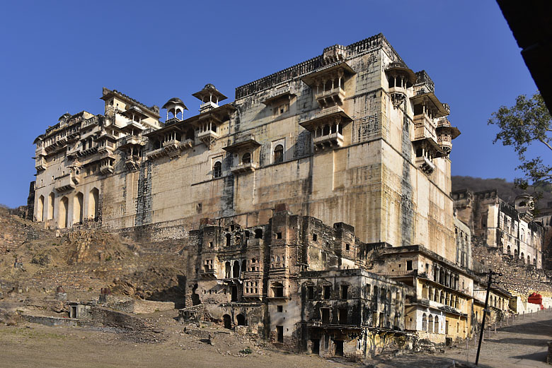 Le palais du rāja de Bundi