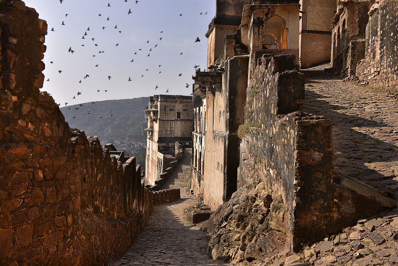 Le palais du rāja de Bundi