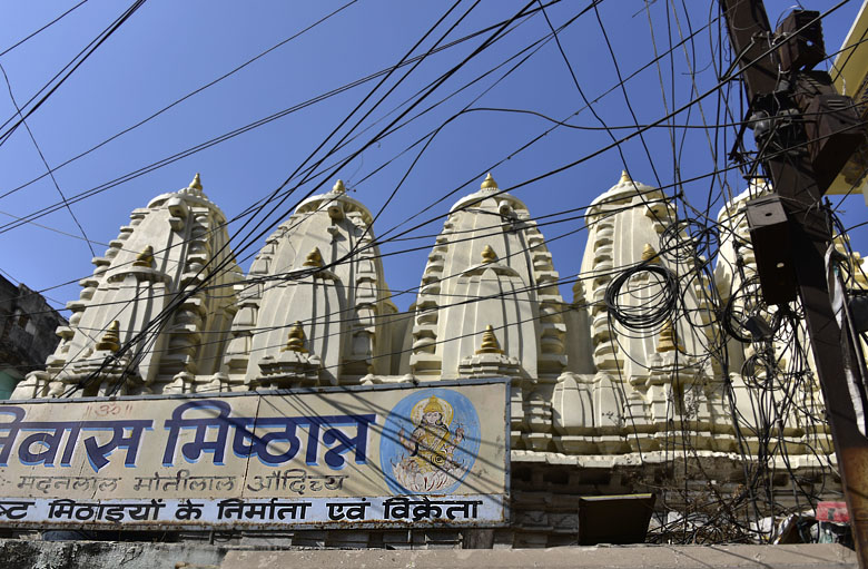 Jagdish temple, au centre d'Udaipur