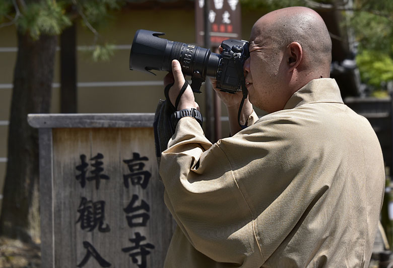 Le bonze au Nikon