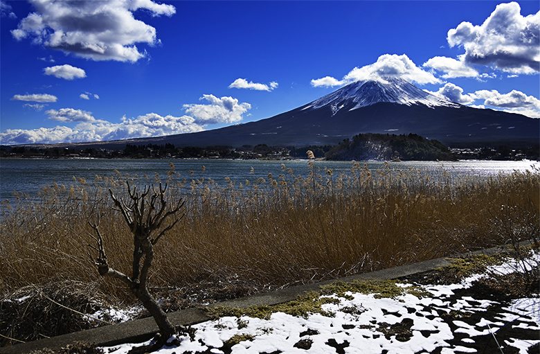 Le mont Fuji vu de Fujikawaguchiko
