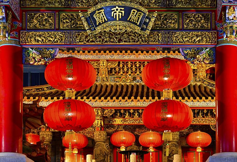 Un temple de Chinatown à Yokohama