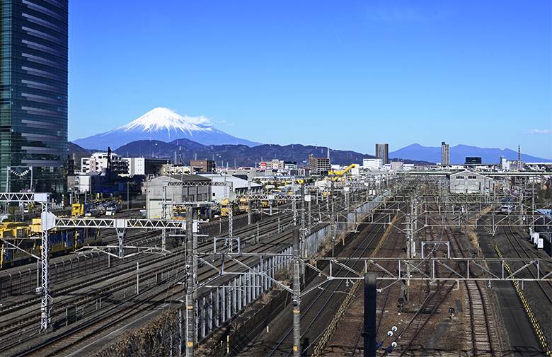 Le mont Fuji vu de Higashi-Shizuoka