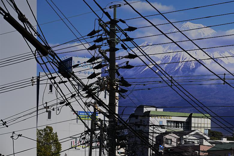 Le mont Fuji vu de Fujinomiya