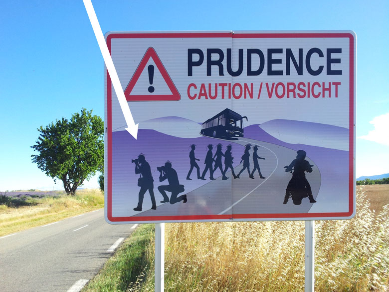Attention aux photographes !