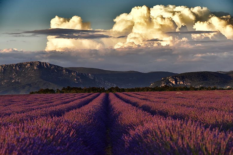 Derniers rayons sur les nuages