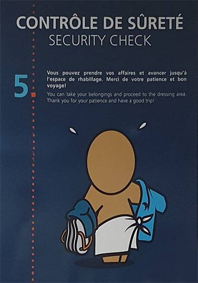 Gouzou à l'aéroport