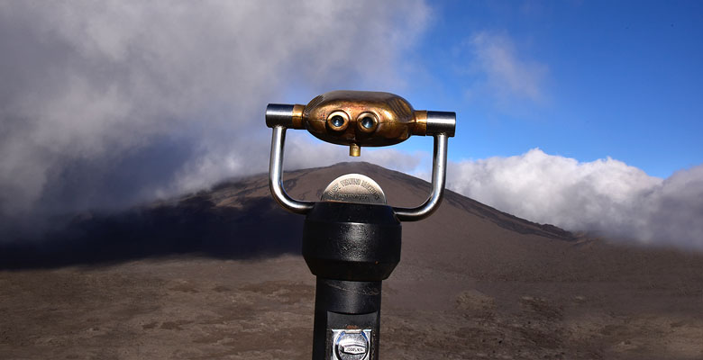 Le Piton de la Fournaise, volcan (très) actif