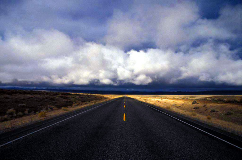Highway 50, ''the loneliest of America'', au milieu du Nevada