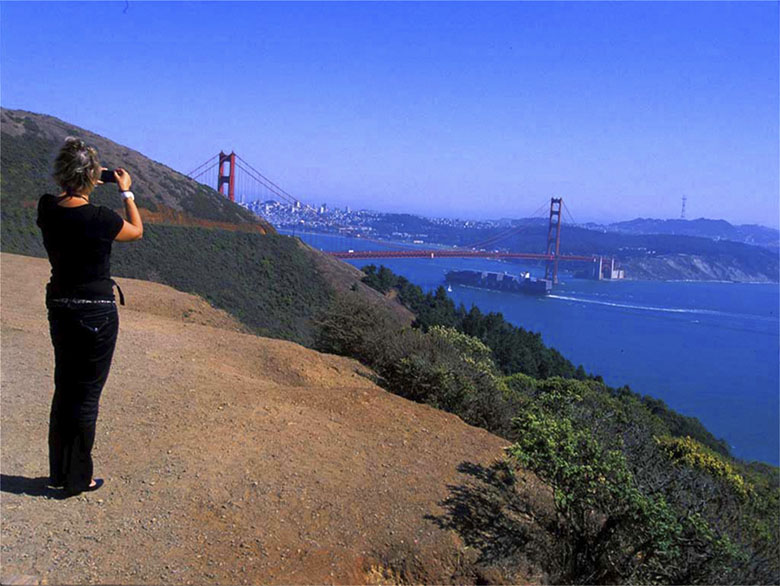 Golden Gate sous le soleil