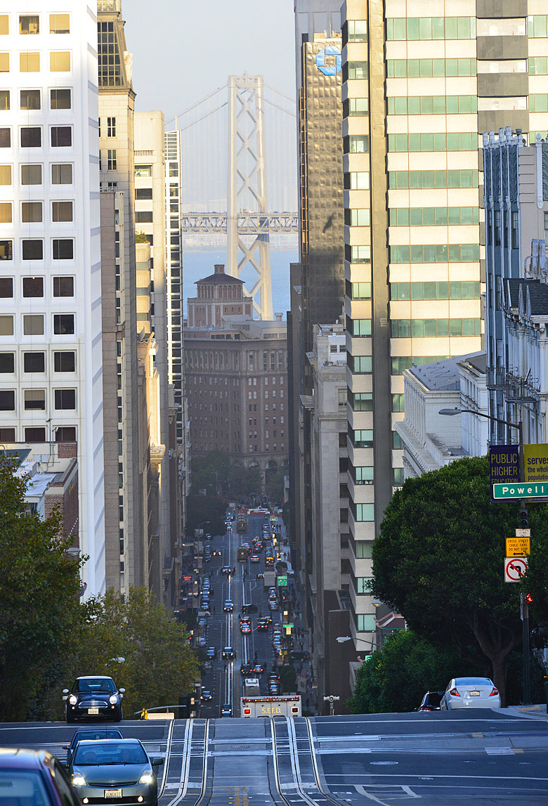 En descendant 'California street'
